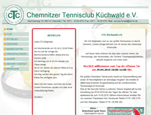 Tablet Screenshot of ctc-kuechwald.de